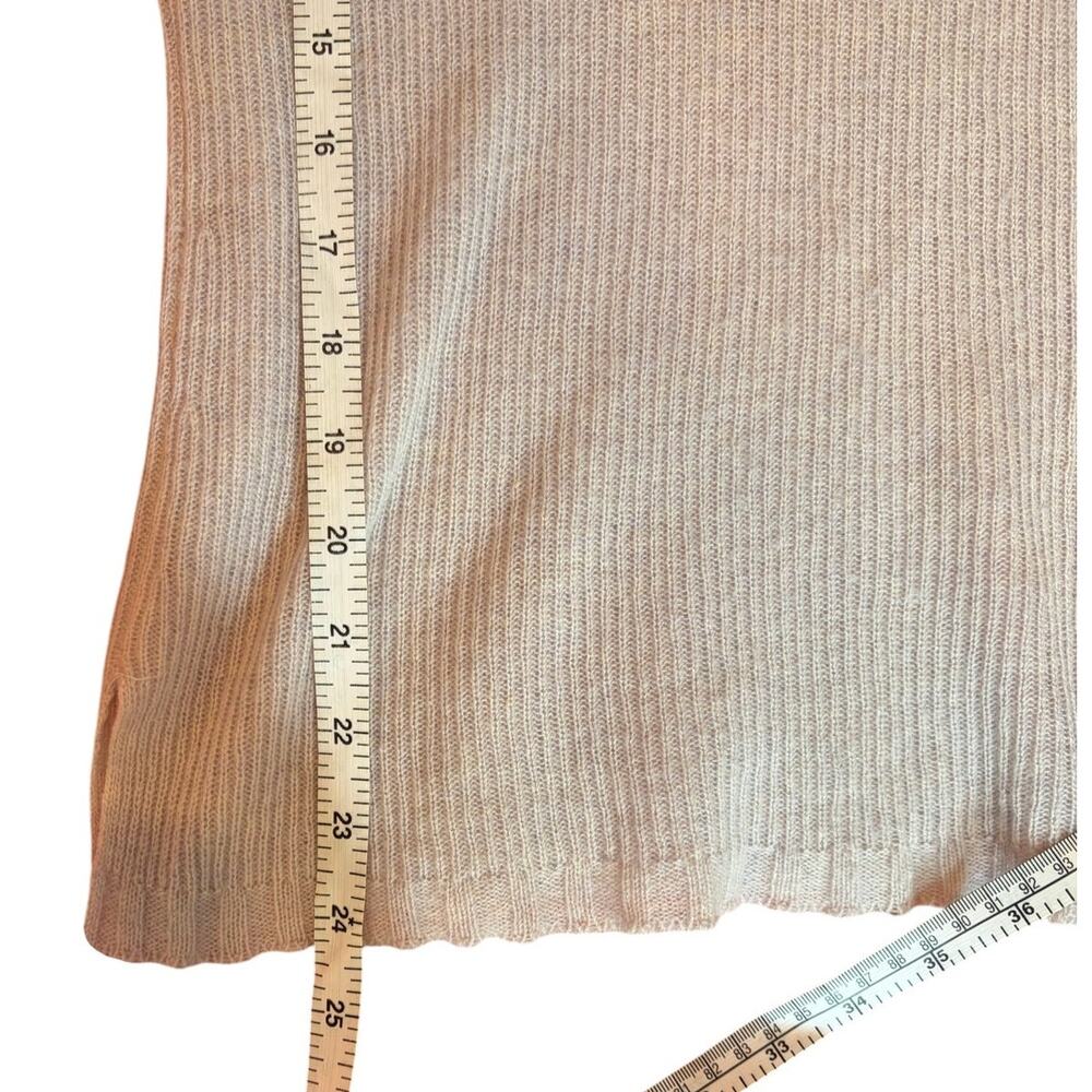 JAMES PERSE Women's Sweater Size 2 Gray 100% Cashmere Tissue Weight Slim Fit - Picture 5 of 8